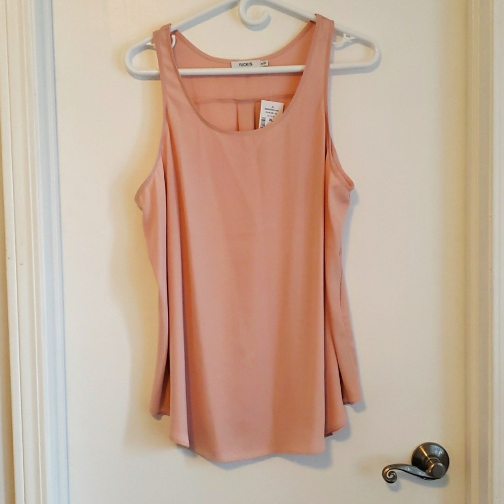 Nwt rickies pink tank
